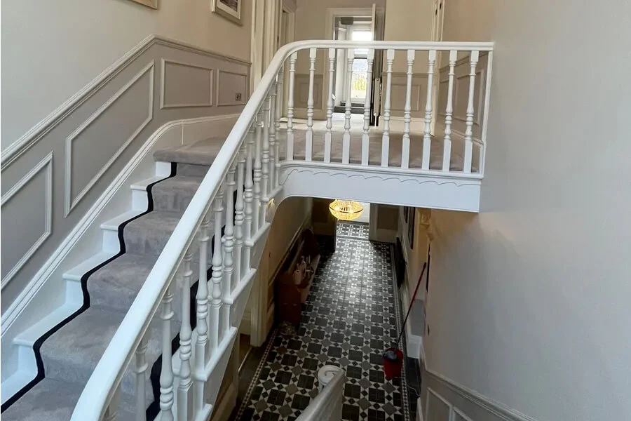 albert quadrant house staircase after renovation